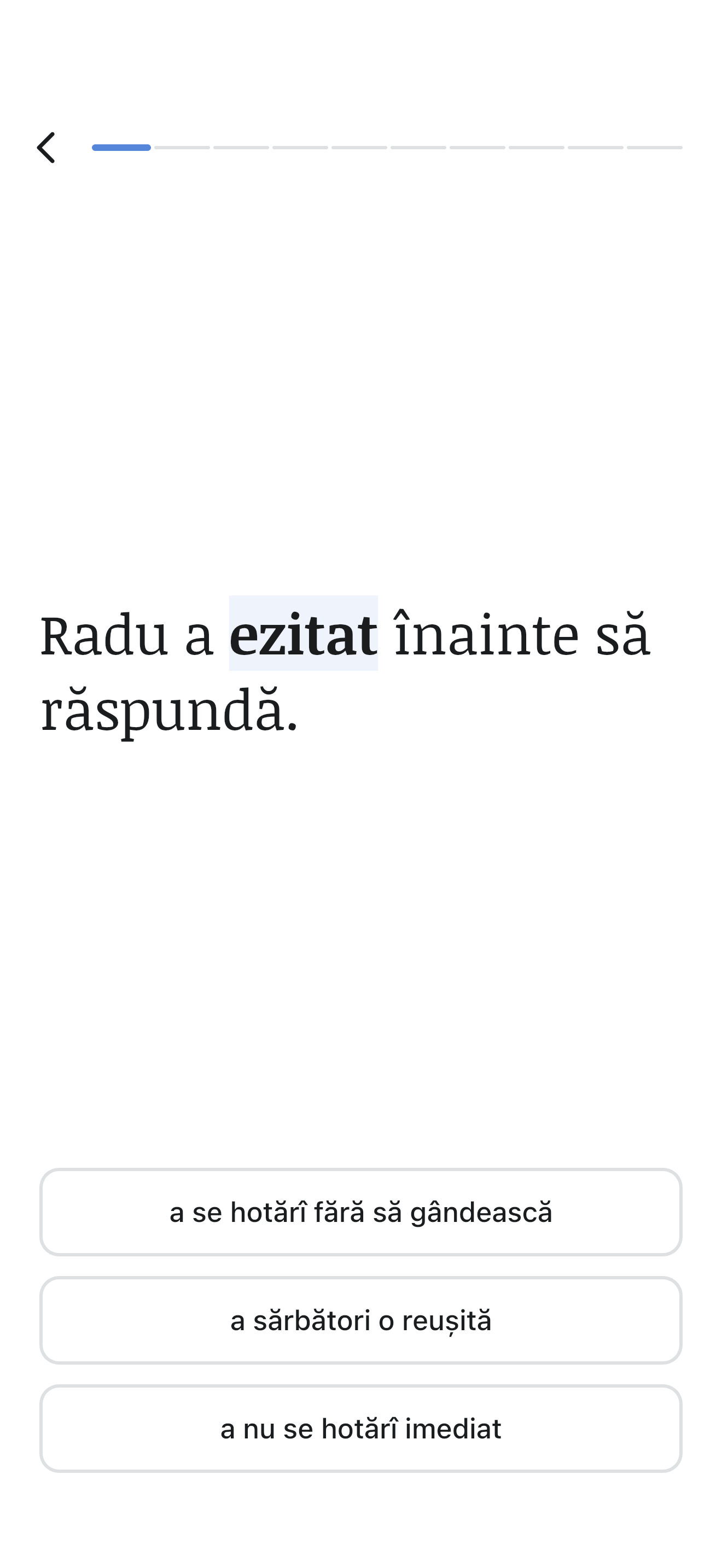 Ecran Slove pentru jocul Ce înseamnă?